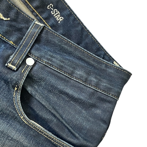 G-STAR RAW 3301 Men’s Straight Leg Jeans Size 29 x 31 Blue Denim – Premium VTG - Picture 6 of 7